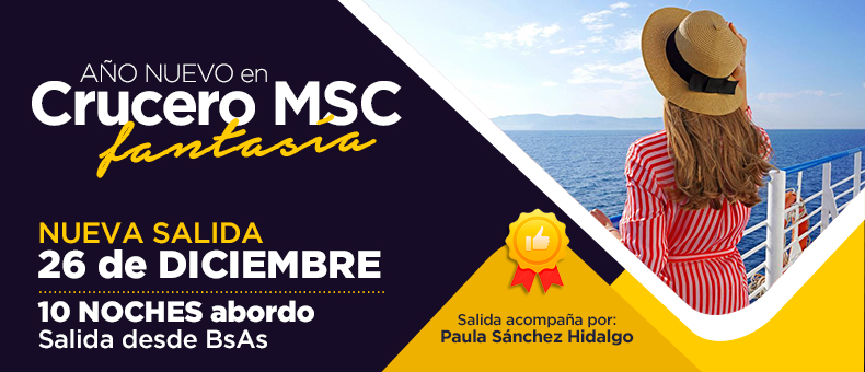 Año Nuevo en Crucero MSC Fantasía