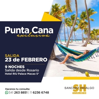 Punta Cana Salida 23 Febrero 2025