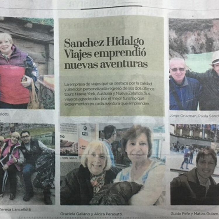 Sanchez Hidalgo Viajes emprendió nuevas aventuras.