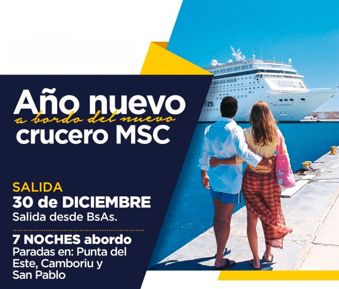 Crucero Fin de Año en el MSC Splendida