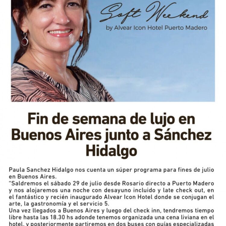 Sanchez Hidalgo Viajes escapada exclusiva en Bunos Aires.